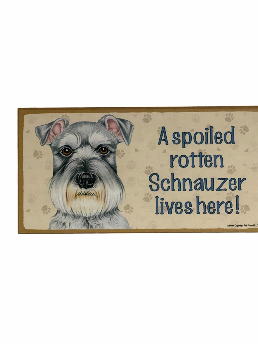 Schnauzer Pet Sign - Decorative Plaque